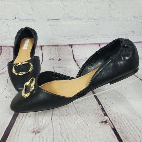 Rachel Zoe Women's Size 8.5 Black Elleanor Ballet - Picture 2 of 7